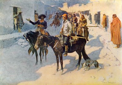 Zebulon Pike Entering Santa Fe, Illustration Published in 